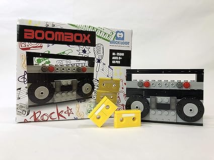 branded box of toy bricks