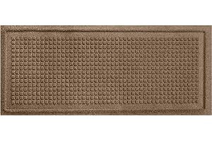BUNGALOW FLOORING WaterHog Boot Tray Indoor Entrance - Slip-Resistant, Waterproof Dirt-Trapping Door Mat, Indoor/Outdoor, Slip-Resistant, for Front Door, Back Door, Porches, Garage, and Entryways, Camel, 15" x 36"