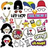 Sjoloon 7x5ft Hip Pop Back To The 90 S Backdrop Vinyl Music 90s