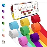 Captain Decor 8 Crepe Paper Streamers Rolls, 656ft