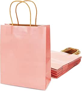Amazon.com: Juvale - Bolsas de regalo con asas para bodas, cumpleaños, despedidas de soltera, 15 unidades, 8 x 4 x 10 pulgadas, color rosa: Health \u0026 Personal Care