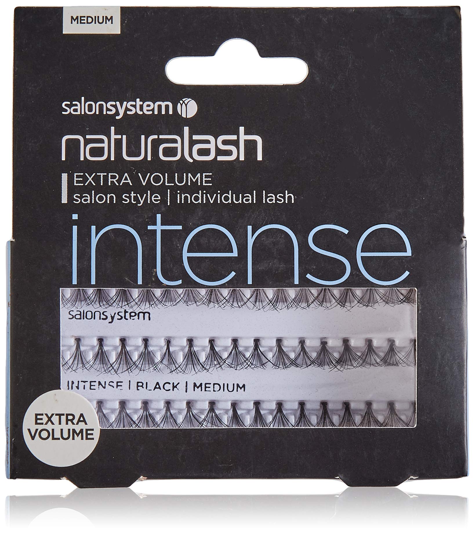 salonsystem Medium Intense Individual Lash Flare, Black