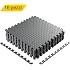 Tappetino Puzzle In Schiuma EVA 24-120 Mq – Piastrelle Allenamento Nero 24x24 - Foto 2