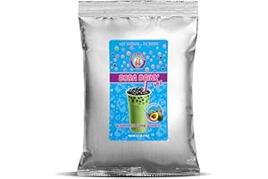 AVOCADO Bubble Boba Tea Drink Mix Powder Buddha Bubbles Boba 1 Kilo (2.2 Pounds) | (1000 Grams)