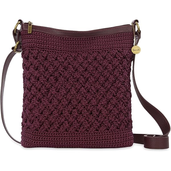 Western Leather Crossbody Bag - Upcycled Canvas Shoulder Bag For Women