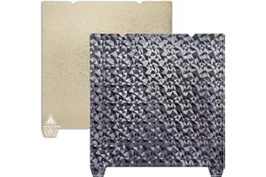 LANKEGU 315x310mm Build Plate for Creality K1 Max,Textured PEI + Smooth PEO Build Plate for K1 Max, Ender 3 V3 Plus, Flexible Spring Steel Sheet Without Magnetic Base