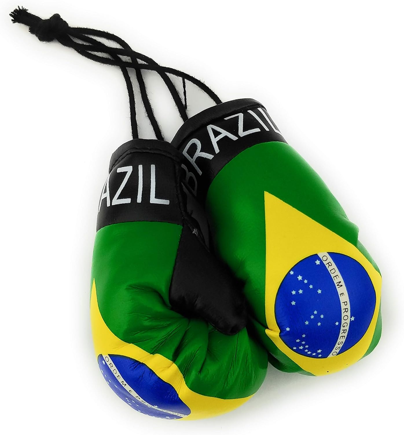 Red Hat Ent Hanging Car Mirror Mini Boxing Gloves (Brasil