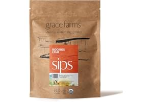 Grace Farms ROOIBOS CHAI Herbal Teas (50 count) | Naturally Sweet, Healthy and Caffeine Free | Organic, Fair Trade and Kosher Certified | Gives Back 100% of Profits