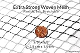 AlpineReach Garden Netting 2m x 20m Heavy Duty Woven Mesh Green view 3