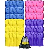 Antoyo Soccer Pinnies Youth with Numbers Scrimmage Team Practice Vests Pennies Jerseys for Basketball Soccer Football Bibs