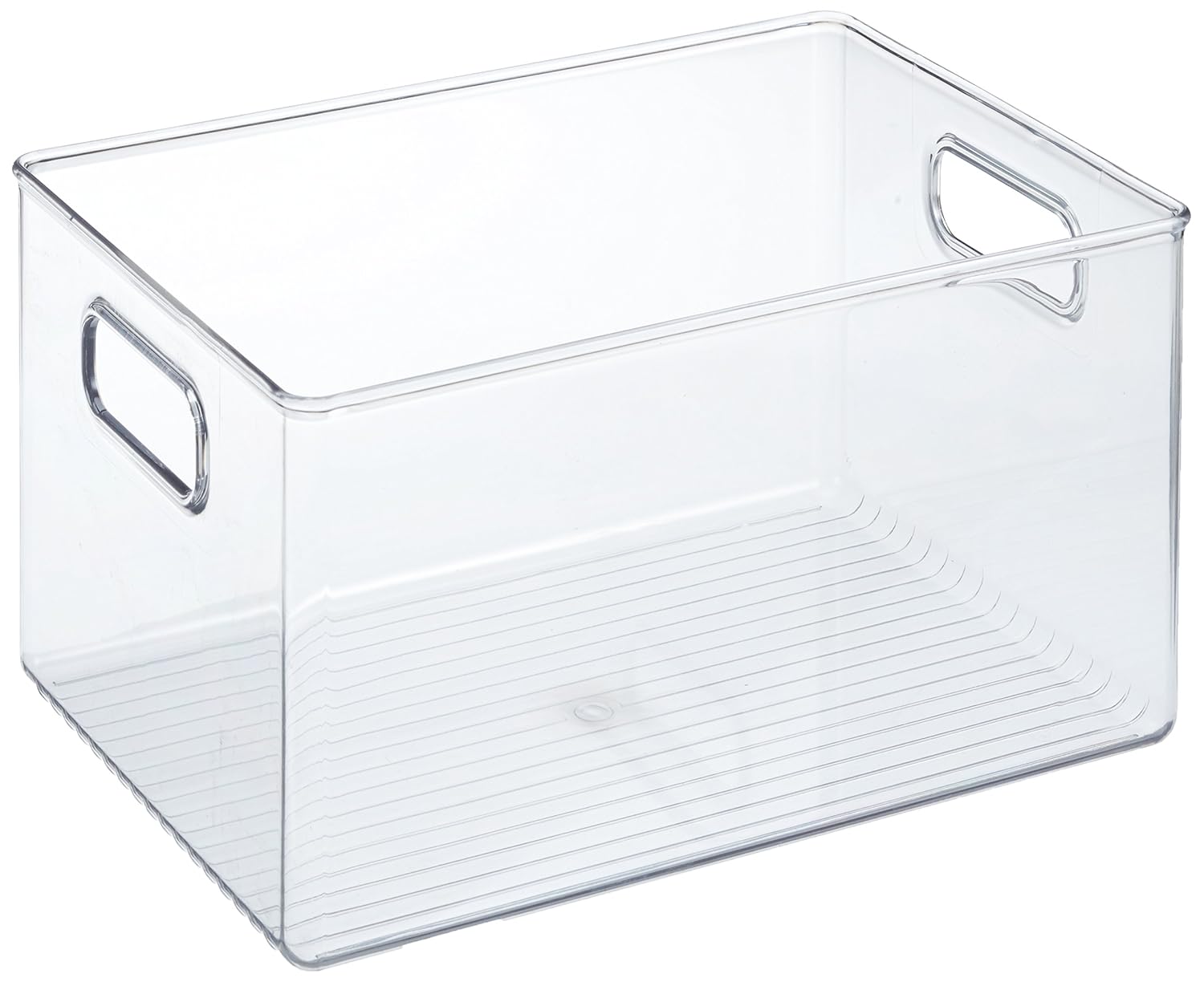 iDesign Storage Box with Handles, Extra Large Plastic Kitchen Organiser