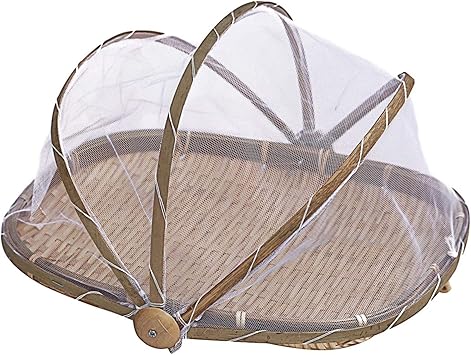 Wyxy Cesta de bambú para Tienda, Cesta para Servir Comida, Cesta para