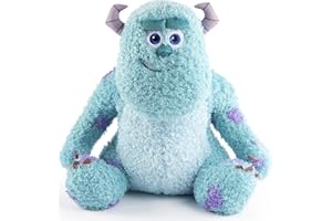 Jay Franco Disney Plush Pillow Buddy - Soft Plushie Stuffed Pillow, 12 Inches, Blue - Sully