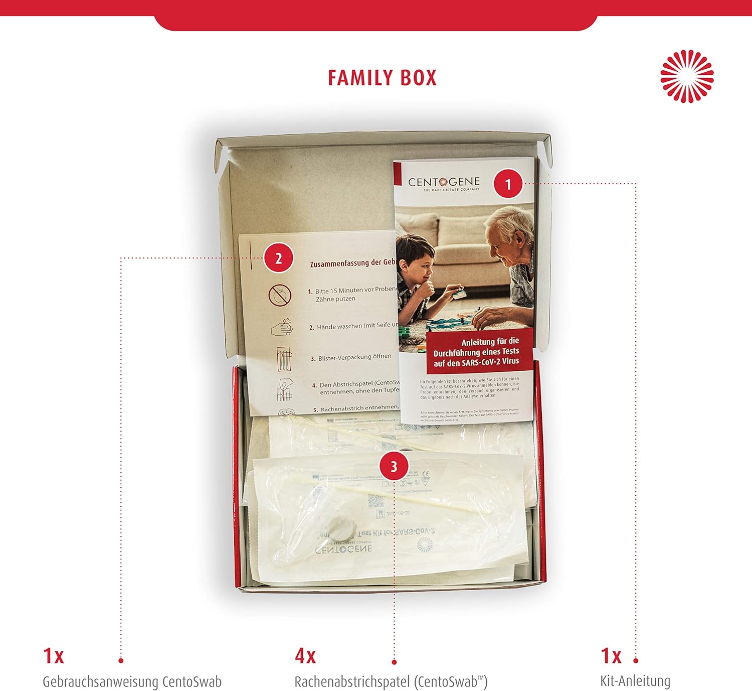 Centokit 19 Coronavirus Pcr Test Kit Single Coronavirus Selbstabstrich Kit Laboranalyse Mit Schnellem Ergebnis 1 Stuck Amazon De Drogerie Korperpflege