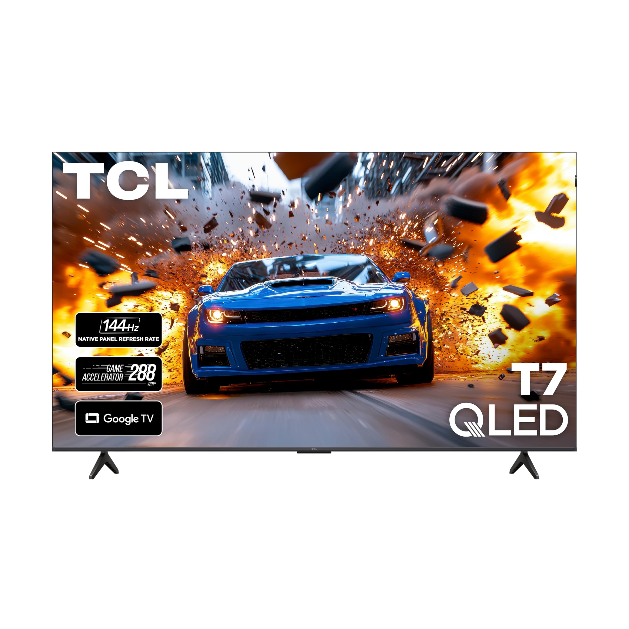 Photo 1 of TCL 75 Inch Class T7 Series | 4K QLED HDR | 75T7, 2025 Model | 120HZ-144HZ High Brightness Smart Google TV Dolby Atmos Audio | Voice Remote Alexa Gaming Streaming Television