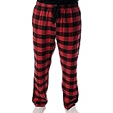 #followme Men's Flannel Pajamas - Plaid Pajama Pants for Men - Lounge & Sleep PJ Bottoms