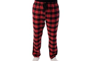#followme Men's Flannel Pajamas - Plaid Pajama Pants for Men - Lounge & Sleep PJ Bottoms