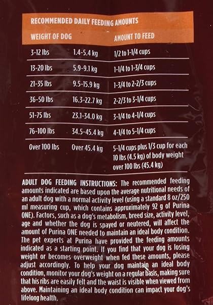PURINA ONE NATURAL, HIGH PROTEIN DRY DOG FOOD, SMARTBLEND TRUE INSTINCT WITH REAL BEEF & SALMON, 3.8 LB
