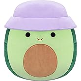 Squishmallows Original 20in Austin The Green Avocado with Bucket Hat – Official Jazwares Plush (Jumbo)