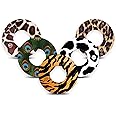 ExpressionMed - Adhesive Patch for Libre 2 and Lingo (5-Pack) - Made in The USA, Waterproof, Split Backing, CGM Tape (Animal Print Variety Pack)