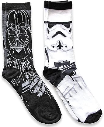 Amazon.com: Star Wars Darth Vader & Stormtrooper - Calcetines para ...