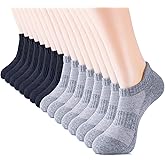 IDEGG 8 Pairs Ankle Performance Athletic Running Socks Low Cut Sports Tab Socks for Women and Men