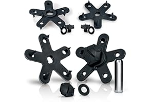 Eagle Klaw 2.0 Floor Mat Clips (4 Sets) for Car Mats and Floor Liners - Made in USA Car Accessories - Black - 2 Car Floor Mats kit + 3/8" Cutter