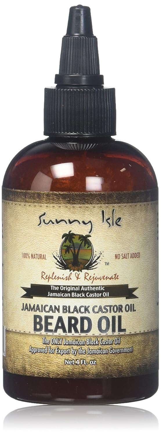 Sunny Isle Jamaican Black Castor Oil Beard Oil 4oz