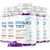(5 Pack) Primo TRT Gummies - Official for Men Advanced Natural Formula, PrimoTRT Male Gummies for Maximum Performance & Support for Overall Wellness Reviews, Primos TRT Gummys for 5 Months