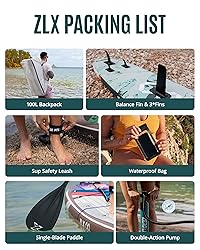 ZLX 11'6" Extra Wide Inflatable Stand Up Paddle