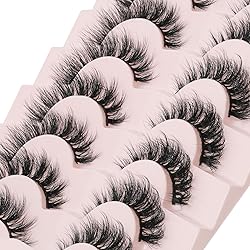 Mink Lashes Wispy Fluffy Eyelashes - 3D Dramatic