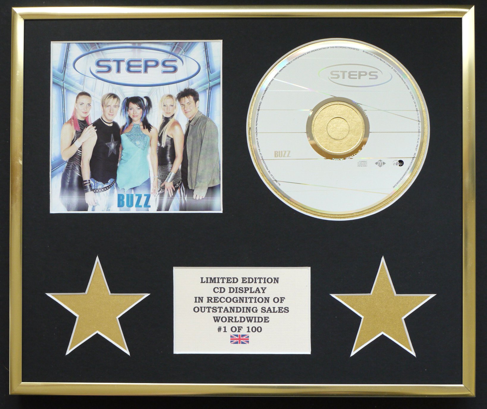 STEPS/CD DISPLAY/LIMITED EDITION/COA/BUZZ