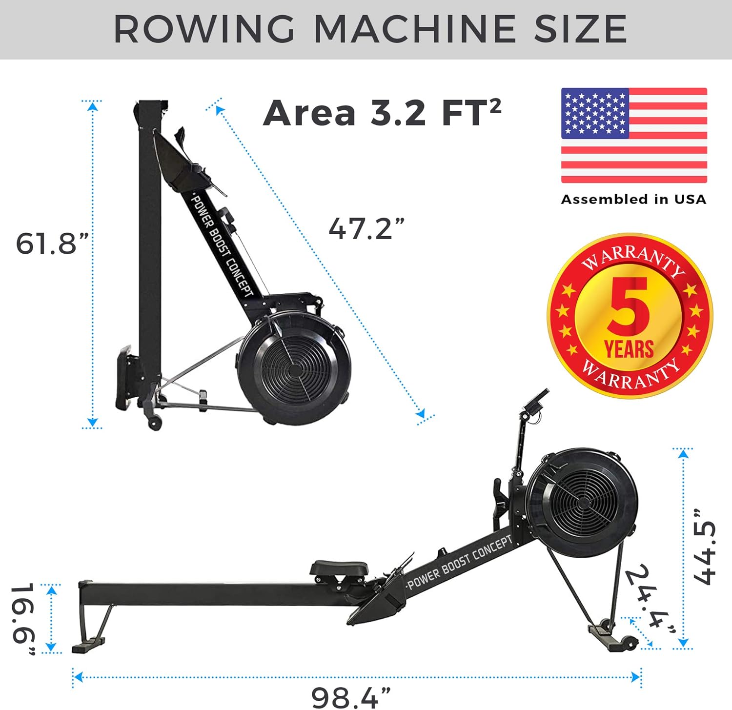 power boost concept rower