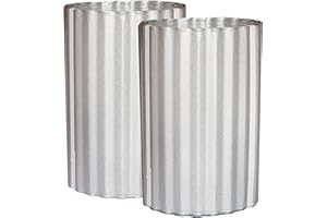 CEILINGCONNEX Colorado Steel Rustic Metal Landscape Edging (2 Pack of 12in W x 10ft L Rolls, Galvalume)