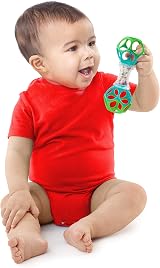 Bright Starts Oball Easy Grasp Red Apple Teether Hold My Own Collection view 2