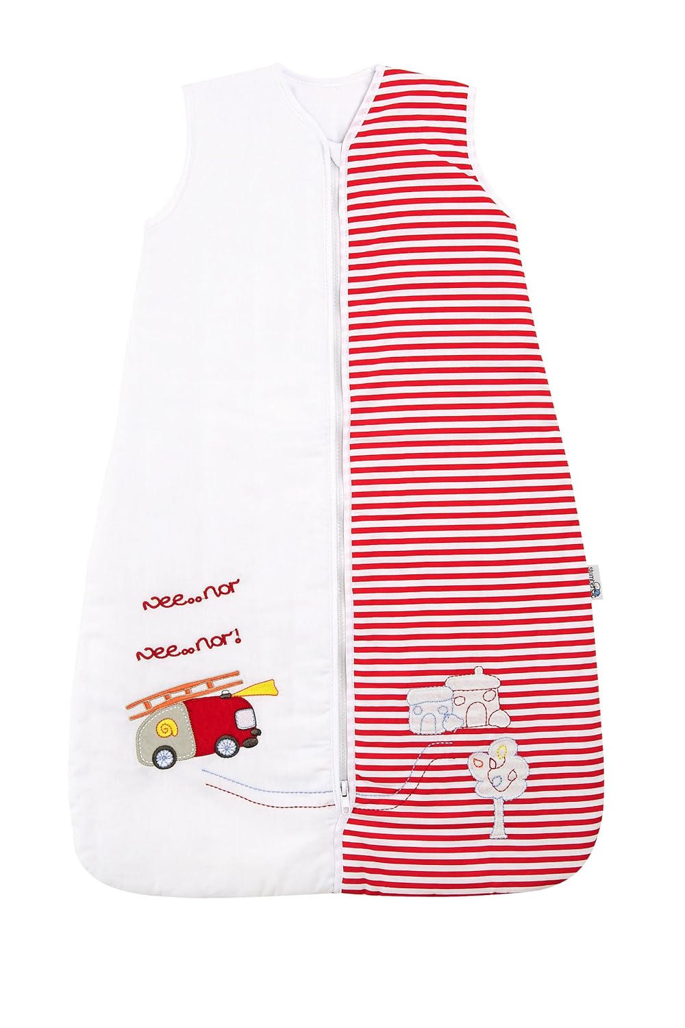 Slumbersac Summer Baby Sleeping Bag 1 Tog - Fire Engine, 6-18 Months/Medium