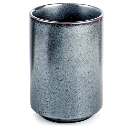 Japanese Stoneware Coffee Cup Sand Glazed Wagamama Style Handleless