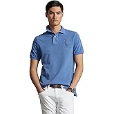 Polo Ralph Lauren Mens Custom Slim Fit Big Pony Mesh Polo Shirt