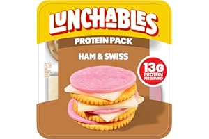 Lunchables Ham & Swiss Protein Pack, 3.2 oz Pack