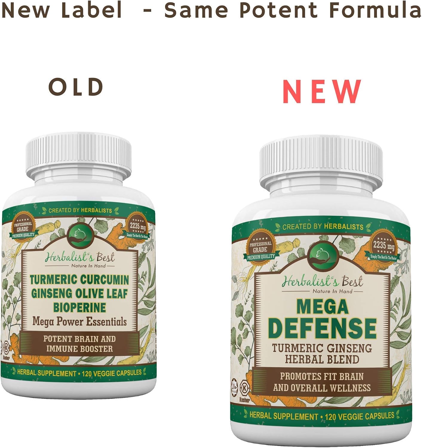 Turmeric Curcumin Ginseng Olive Leaf Bioperine 2235mg\/day Mega Power Essential Extract by Turmeric Curcumin Ginseng Olive Leaf Bioperine 2235mg\/day Mega Power Essential Extract by