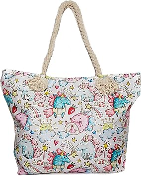 unicorn beach bag