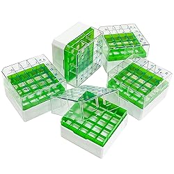 5 PCS Polycarbonate CryoBox Vial Rack, Freezer