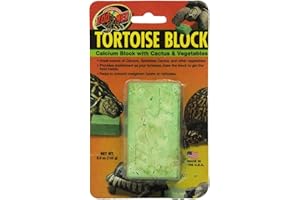 Zoo Med Tortoise Cacium Banquet Block with Cactus & Vegetables (Pack of 1)