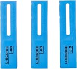 U-Scribe Jig 19mm (3/4") Set of 3 Woodworking Carpentry Jigs Mark Panels view 3
