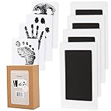 Pearhead 4-Pack Clean-Touch Ink Pad Kit, Mess-Free