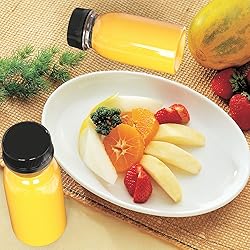 XXUOD 24 Pcs 5 Ounce Plastic Juice Bottles for