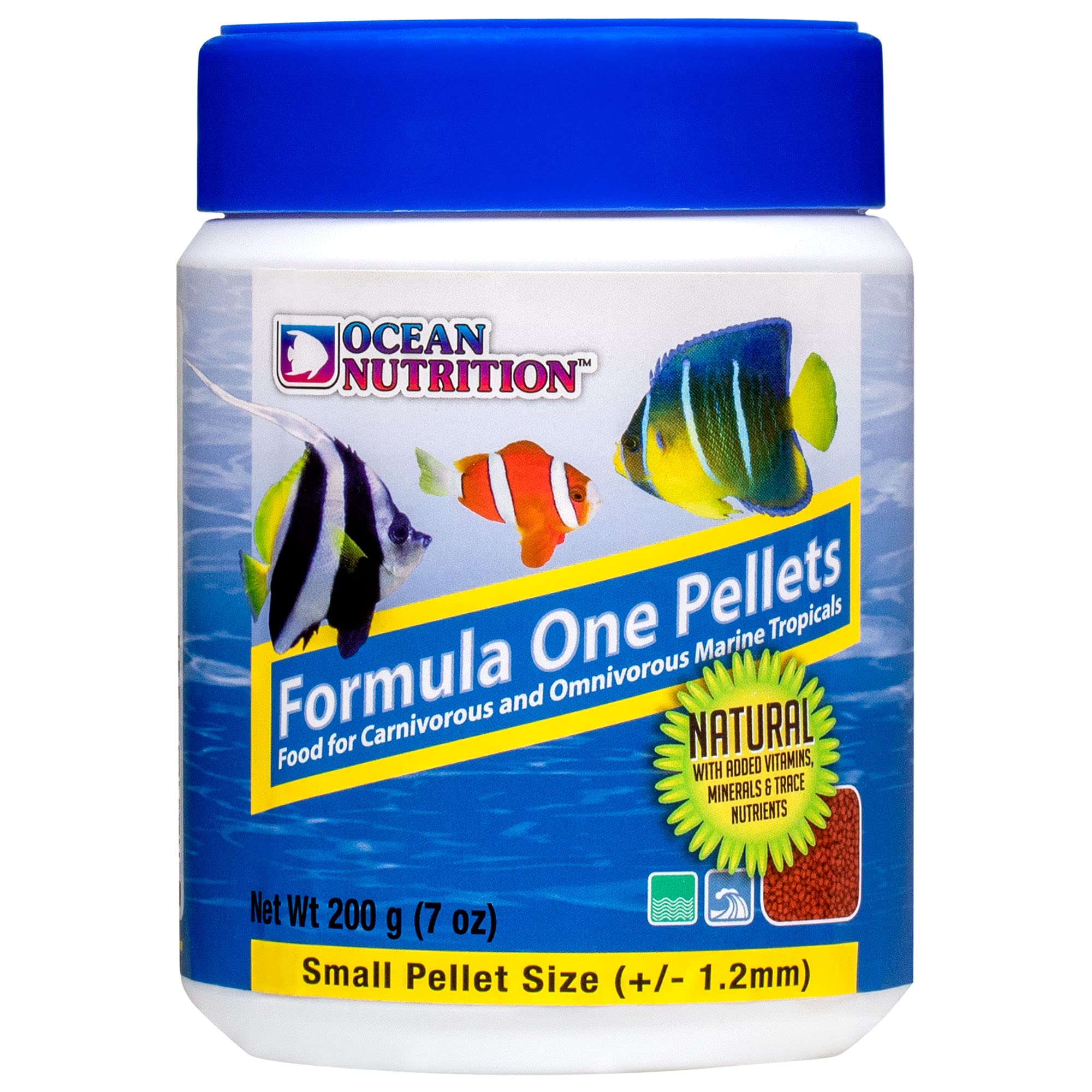 Ocean Nutrition Formula One Pellets 7-Ounces (200 Grams) Jar - Small Pellet Size
