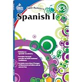 Carson Dellosa Skill Builders K-5 Spanish Workbook, Alphabet, Vocabulary, Sight Words, Numbers, and More, Kindergarten to 5th Grade Classroom or Homeschool Curriculum