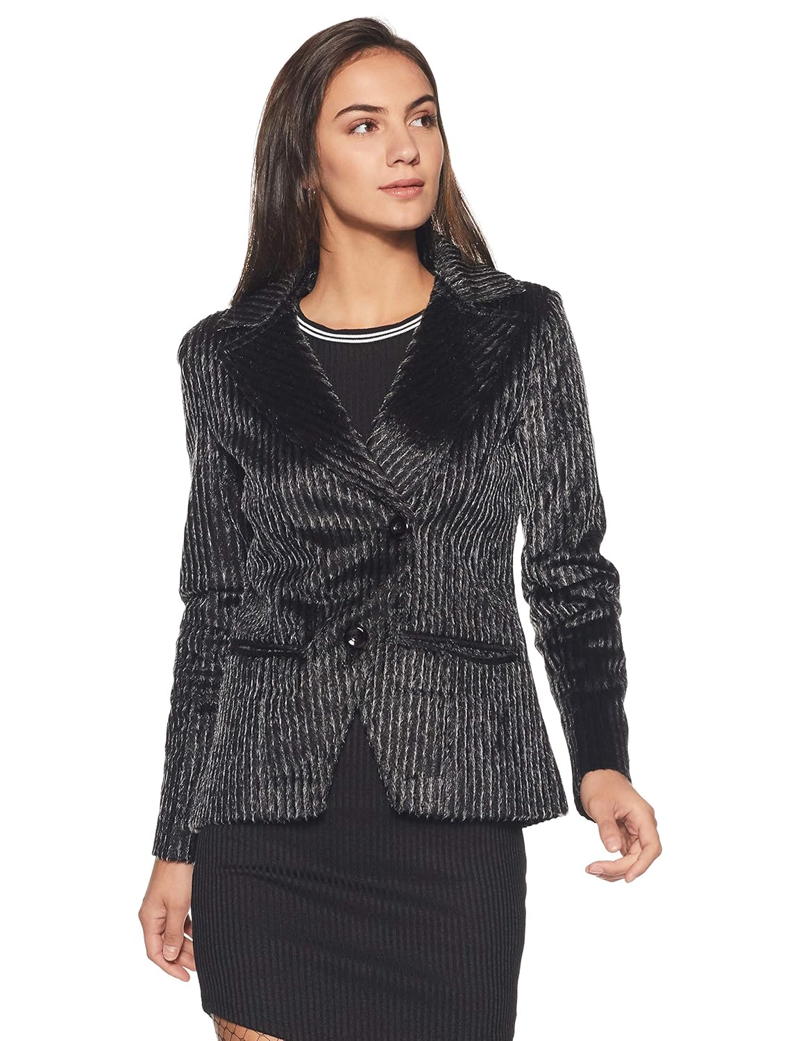 endeavor women's coat 18709 bk