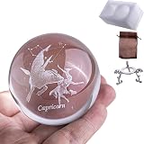 HDCRYSTALGIFTS 60mm Constellation Capricorn Crystal Ball with Stand view 8
